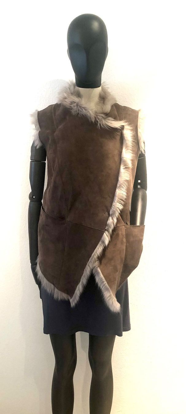 Gilet & Giacche senza maniche: GIORGIO BRATO LAMMFELLWESTE GR40-42 – Nuovo (secondo la descrizione) da Dornach venduto da Snow54 2