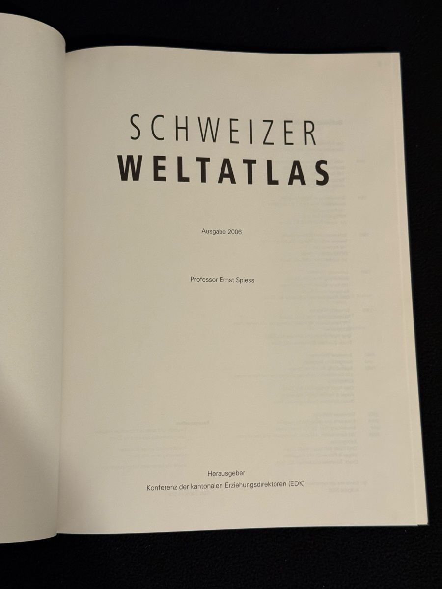 Libri: Schweizer Weltatlas, Ausgabe 2006 – Usato da Winterthur venduto da suntomic 1