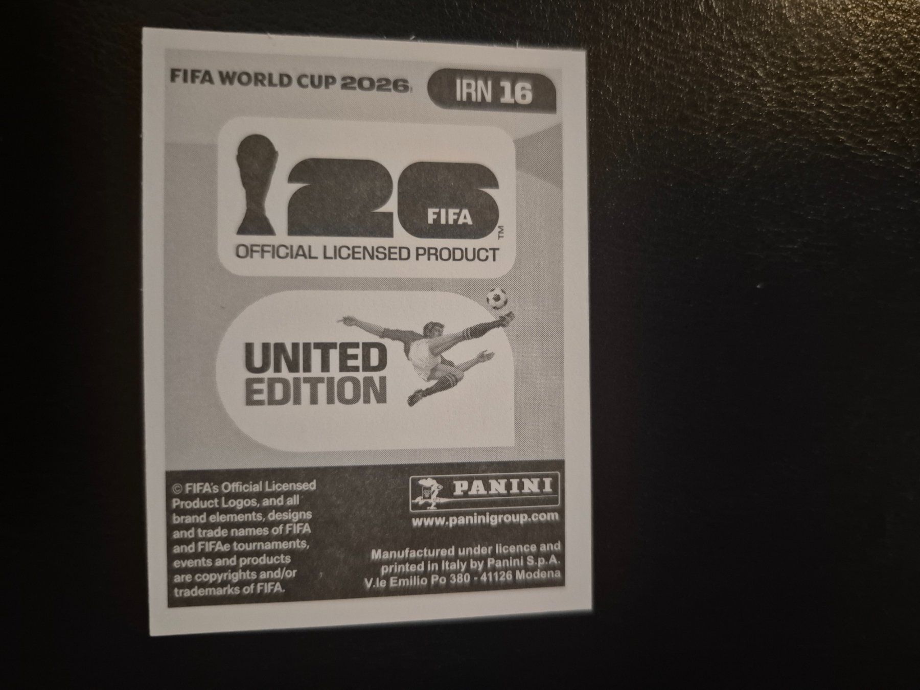 Panini Carte collezionabili: Panini WM 26 IRN 16 – Nuovo (secondo la descrizione) da Rorschacherberg venduto da AJ3108 1