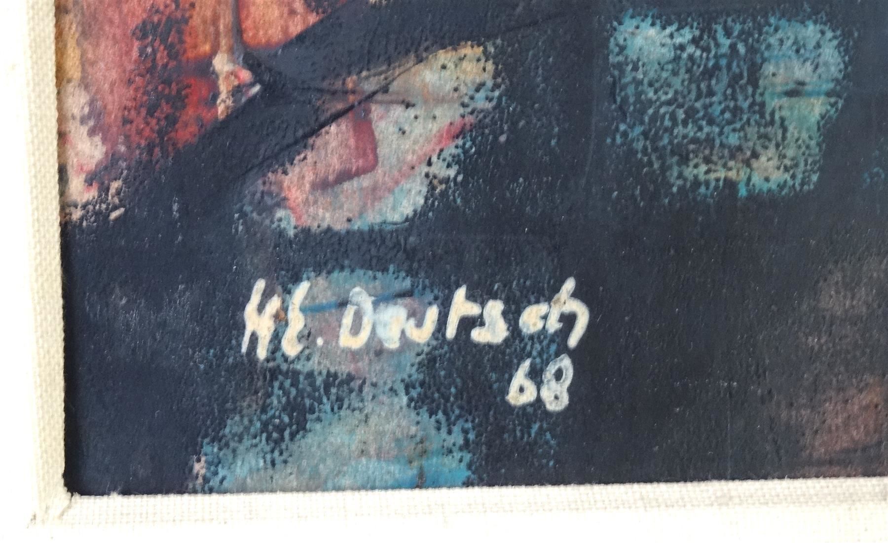 Gemälde: Hans E. Deutsch, orig. Oel/Lwd. – Gebraucht aus Walzenhausen von Hoppala79 3