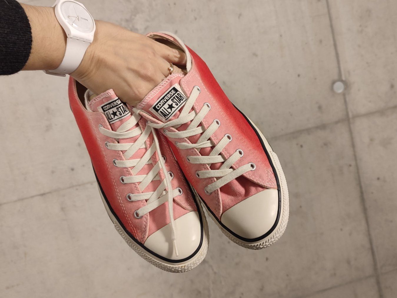 Scarpe da uomo: Pink ombre Converse Chuck Taylor Nr 41 – Usato da Gattikon venduto da ninuska13 8