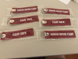 Neuer Schlüsselanhänger "Remove Before Flight" - Rot! 