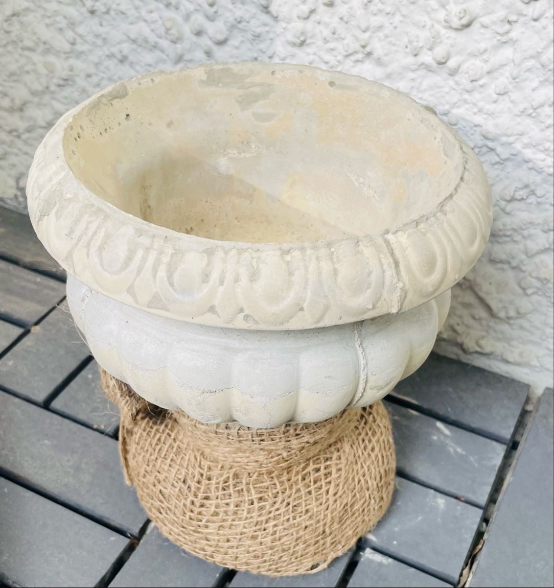 Pots de fleurs: Blumentopf mit Jute und Blumen Deko Neu – Neuf avec emballage d'origine à Au ZH par Jaggy4 4