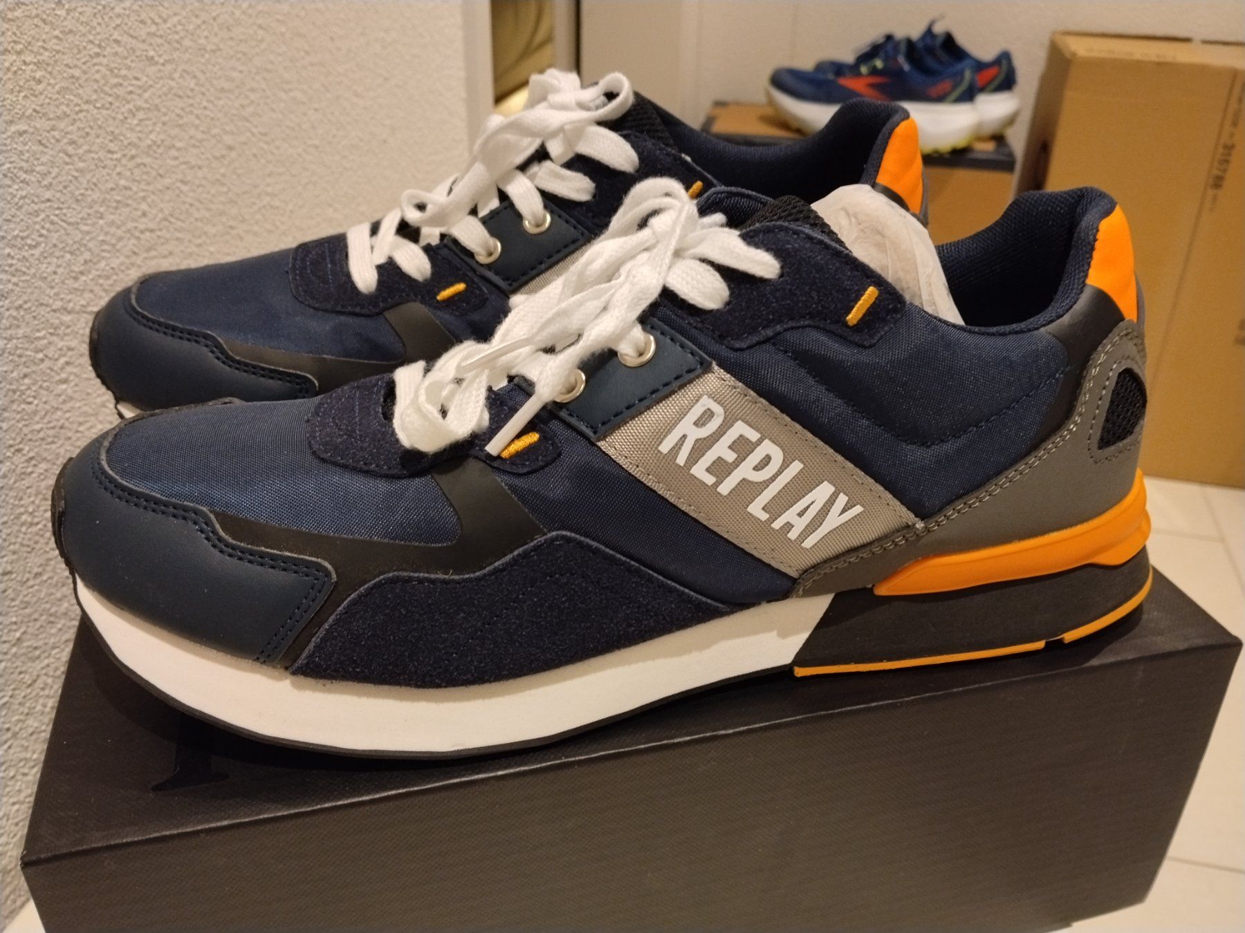 Replay Scarpe da uomo: Replay Sneaker Adrien 44 – Nuovo e nell'imballaggio originale da Horw venduto da Cs2006