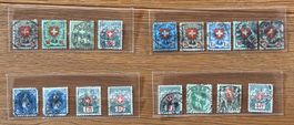Historische Schweizer Briefmarken,