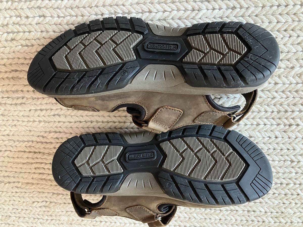 Scarpe da uomo: Waldläufer Leder Sandalen Harald 9 1/2 – Usato da Weiningen ZH venduto da moon-55 3