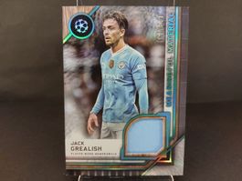 TOPPS MUSEUM MEANINGFUL MATERIAL Jack Grealish /199 ab 1.-