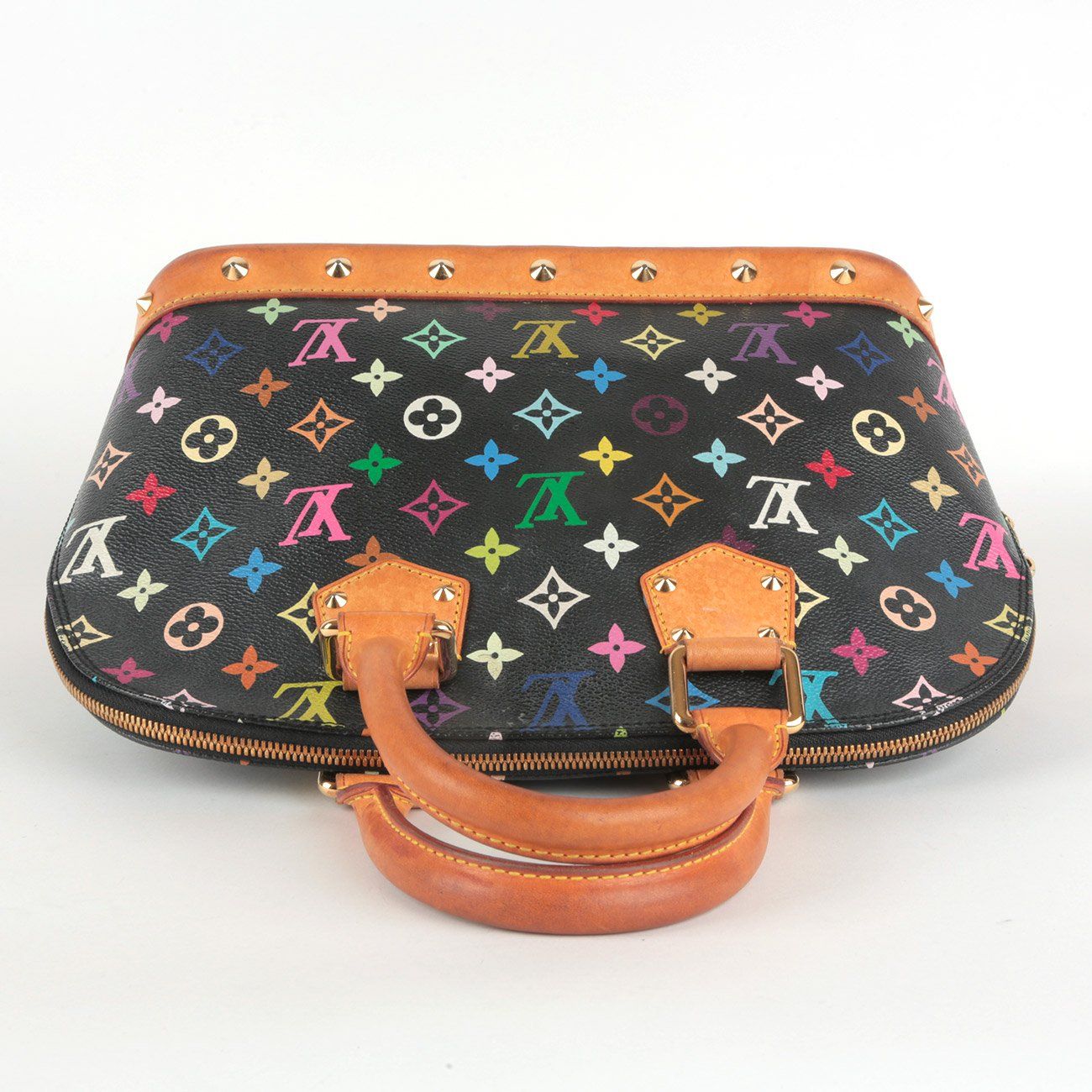 Louis Vuitton Borse da donna: Sac Alma noir Monogram multicolor Louis Vuitton – Usato da Delémont venduto da Le38.shop 5