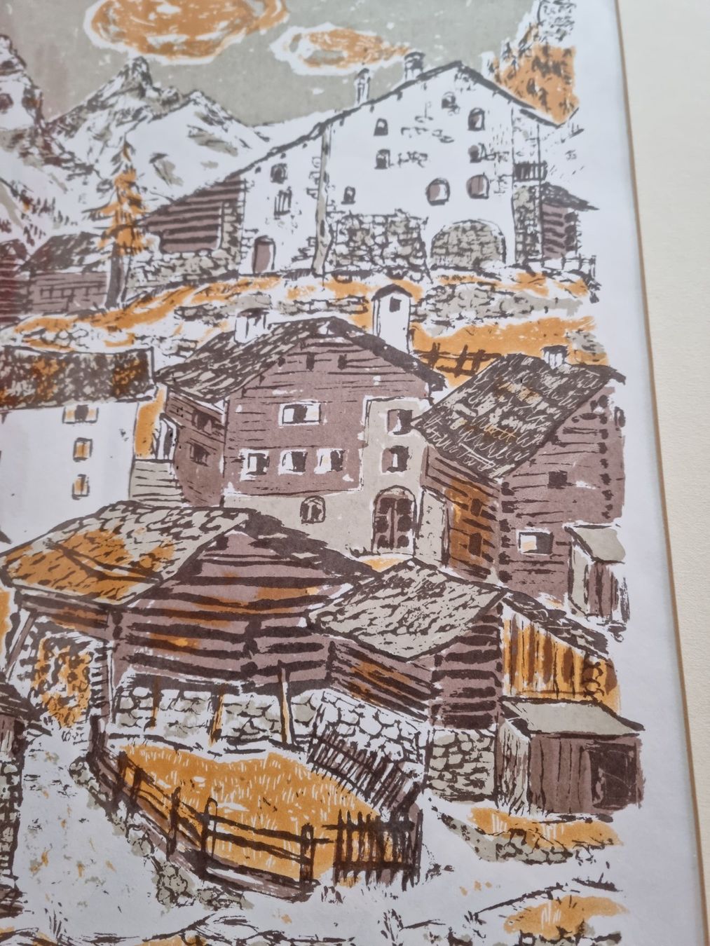 Foto & Immagini: Splügen Dorf mit Weisskreuz – Usato da Trachslau venduto da post35 3