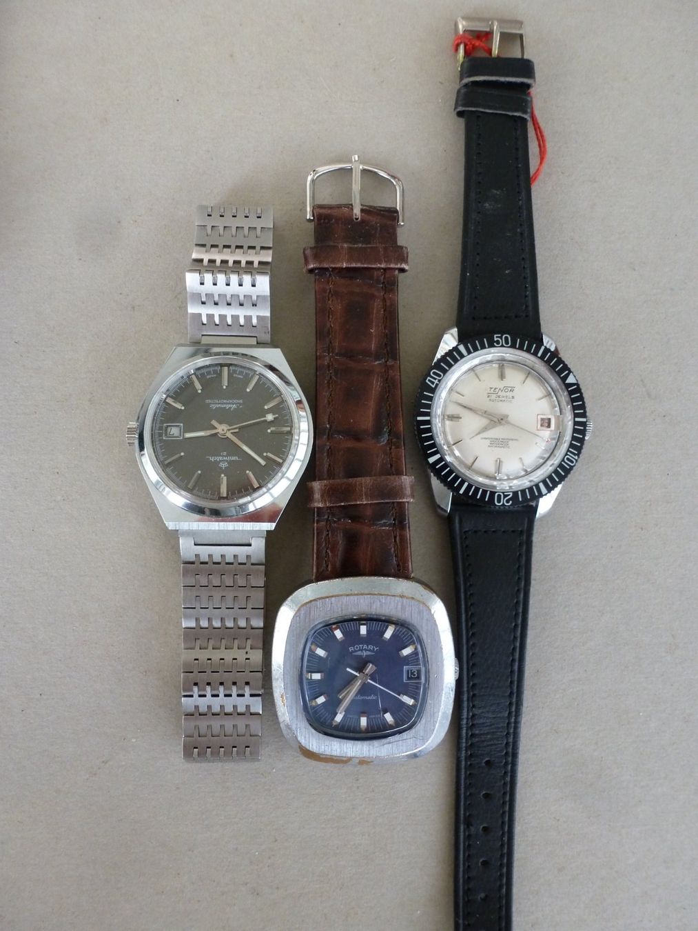 Montres: 3 Herrenarmbanduhren Automatic – D'occasion à Birsfelden par moni64