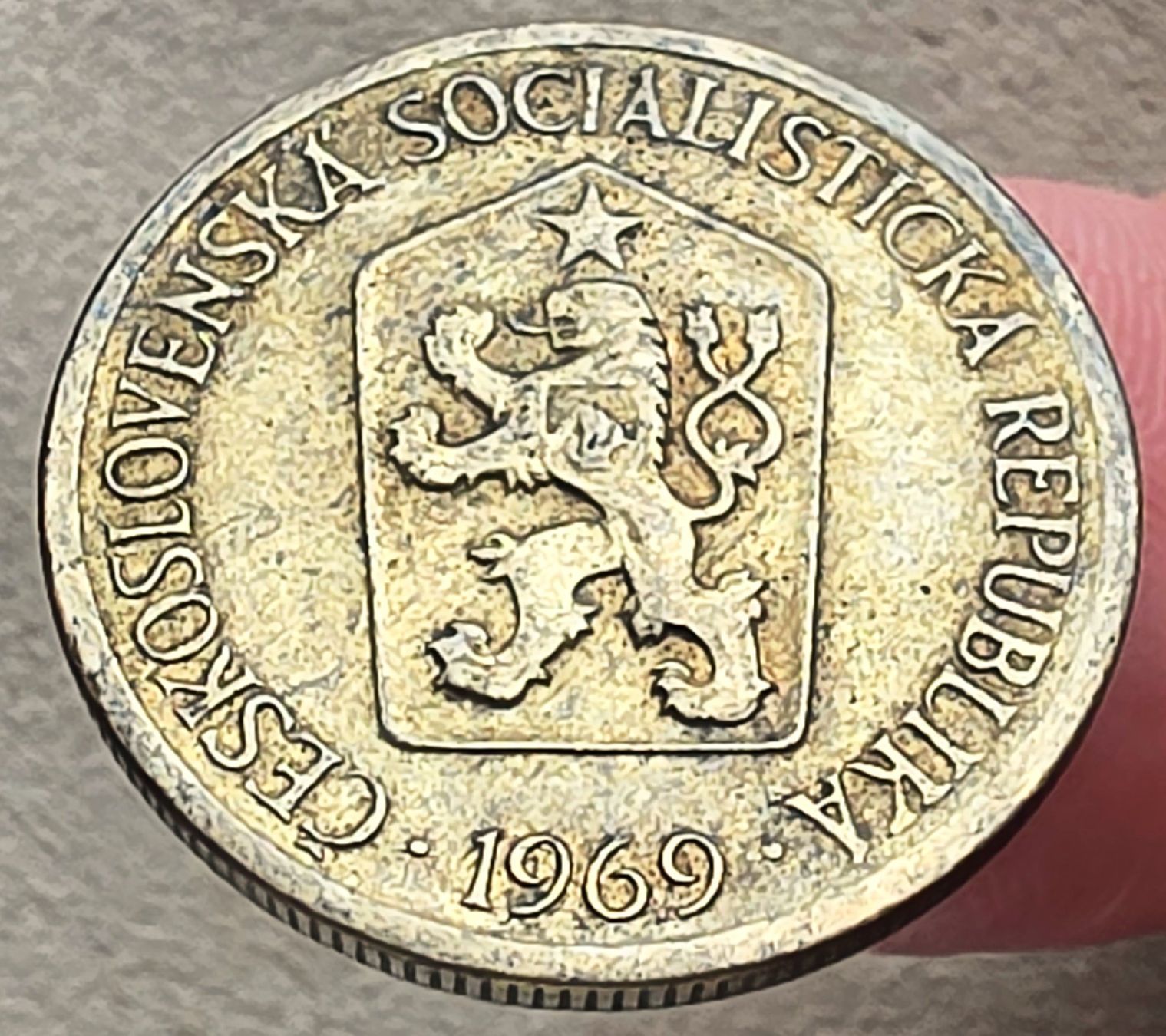 Tutti le monete: TSCHECOSLOWAKEI 1 KORUNA 1969 – Usato da winterthur venduto da CoinPassion 1