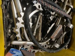 Motosacoche Oldtimer Teile, ganze Schublade
