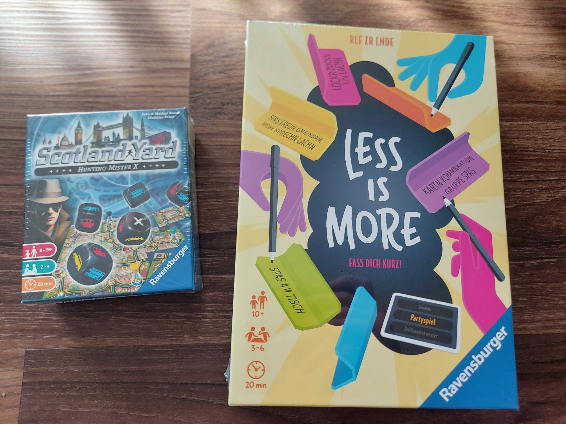 Giochi: Ravensburger Scotland Yard+Less is More NEU – Nuovo e nell'imballaggio originale da Altishofen venduto da tammy05