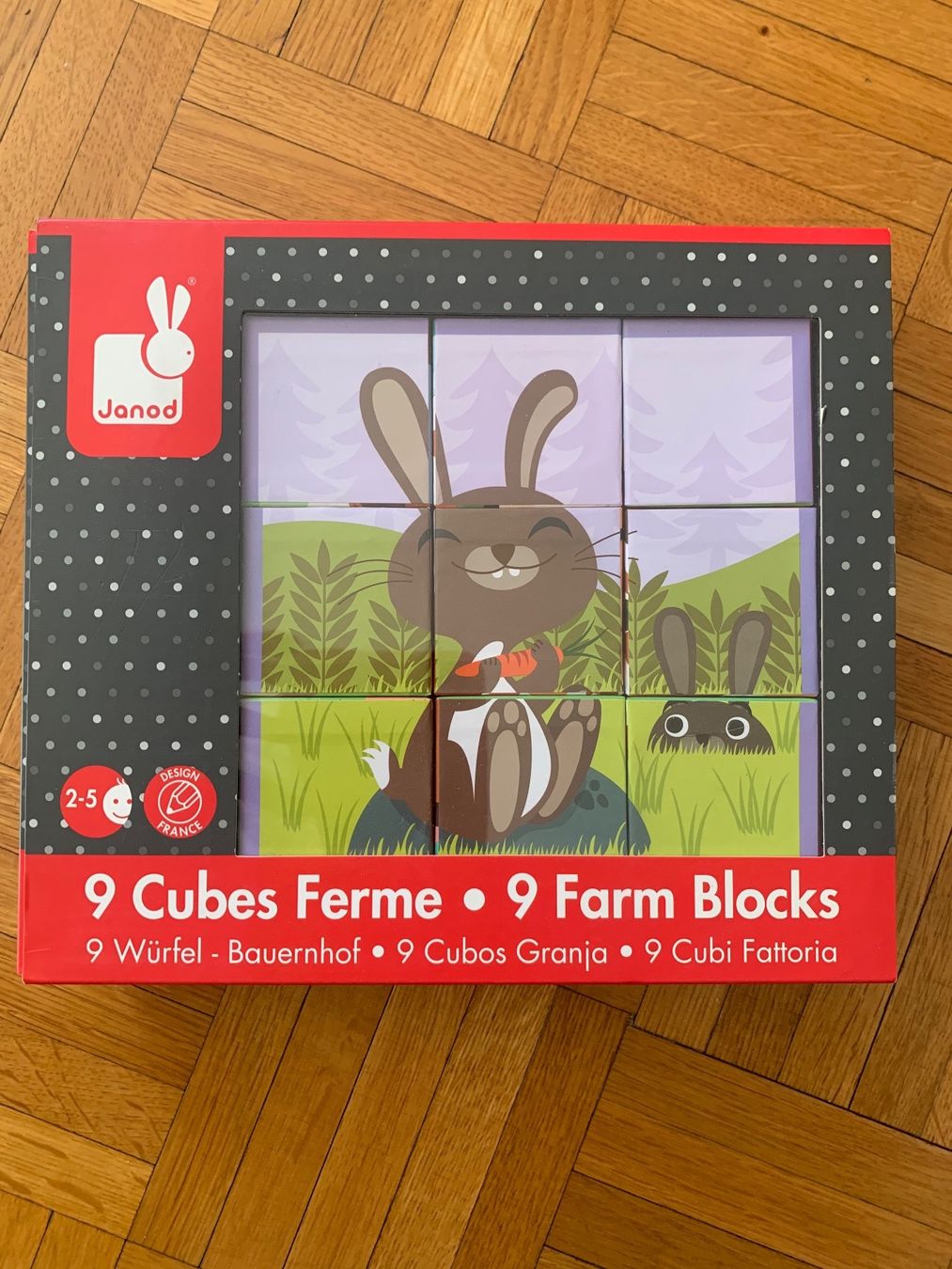 Janod Puzzle: JANOD   Cubi Fattoria – Usato da Minusio venduto da murimiri