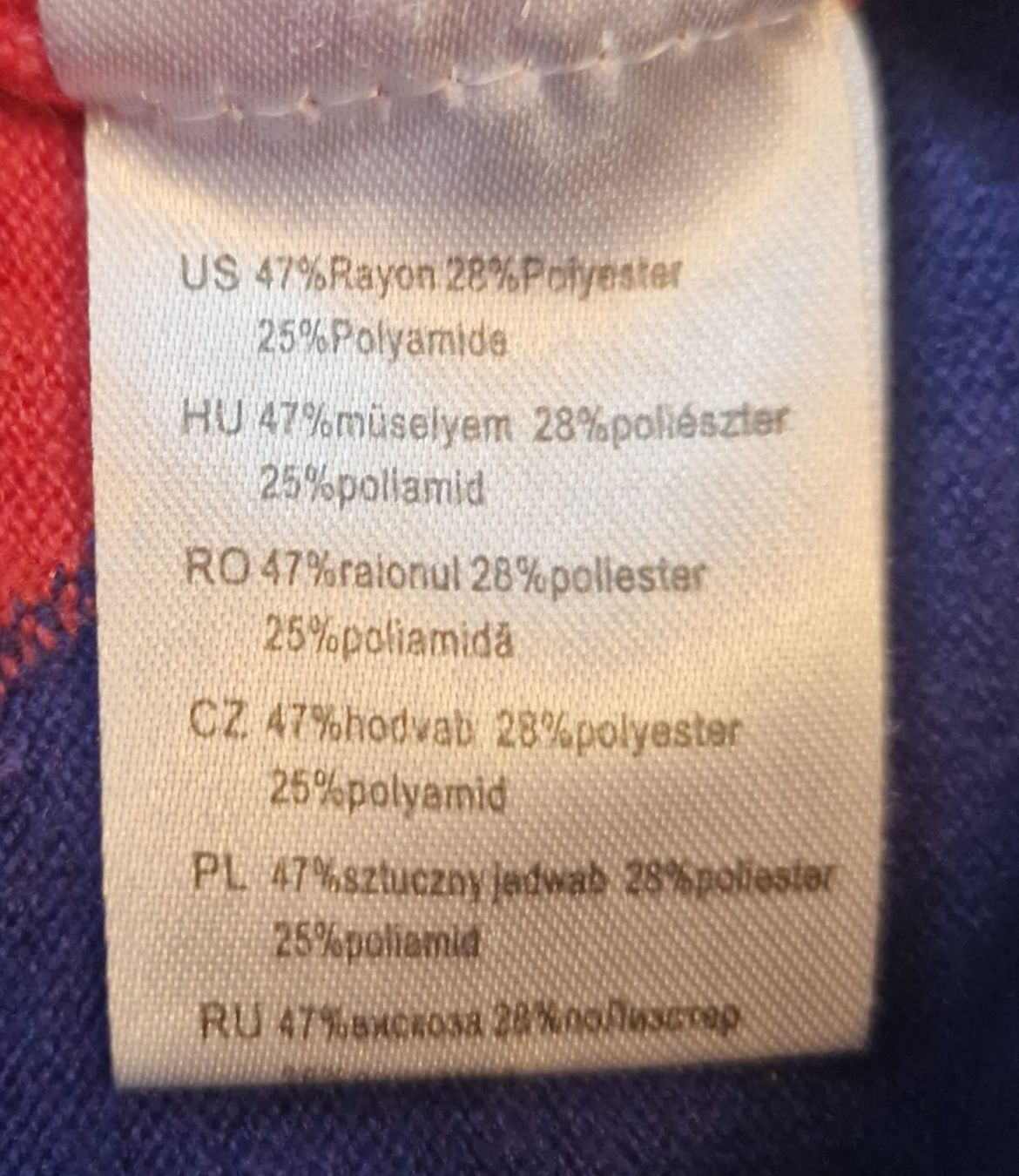 Maglioni & Felpe: Pullover – Rot/Blau – Strass – Gr. XXL – Weich – Usato da Muri b. Bern venduto da mlu_vgj7 3