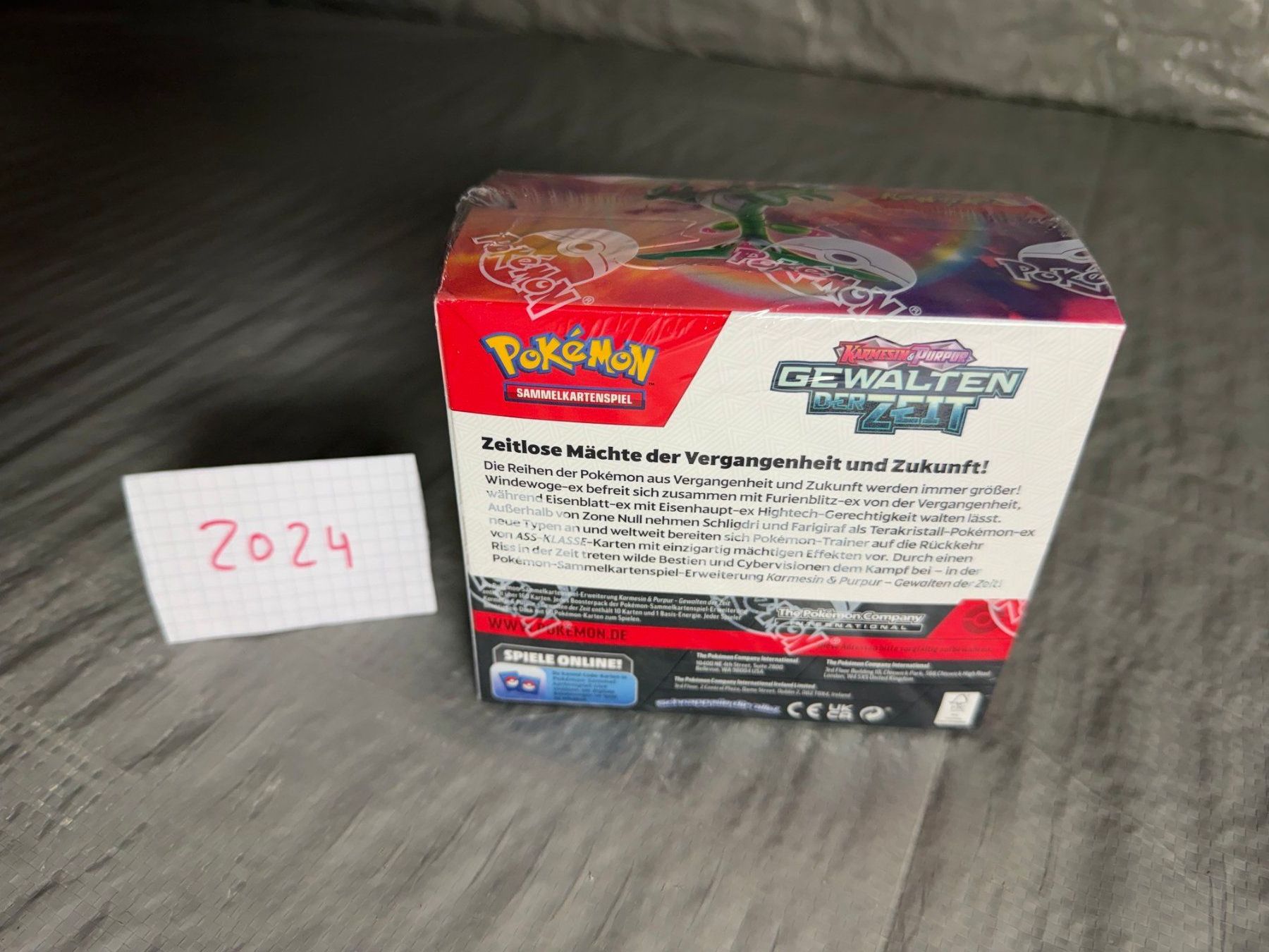 Sammelbilder & Trading cards: POKEMON-DISPLAY-GEWALTEN DER ZEIT-2024-DE – Neu und originalverpackt aus Frick von RC2367 2