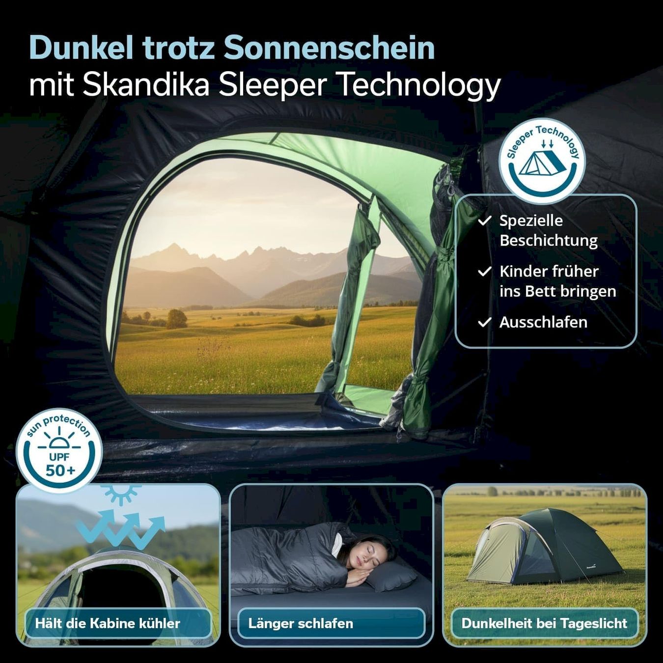 Zelte: Skandika Larvik 4 Sleeper Kuppelzelt – Neu und originalverpackt aus Bottighofen von zaap 1