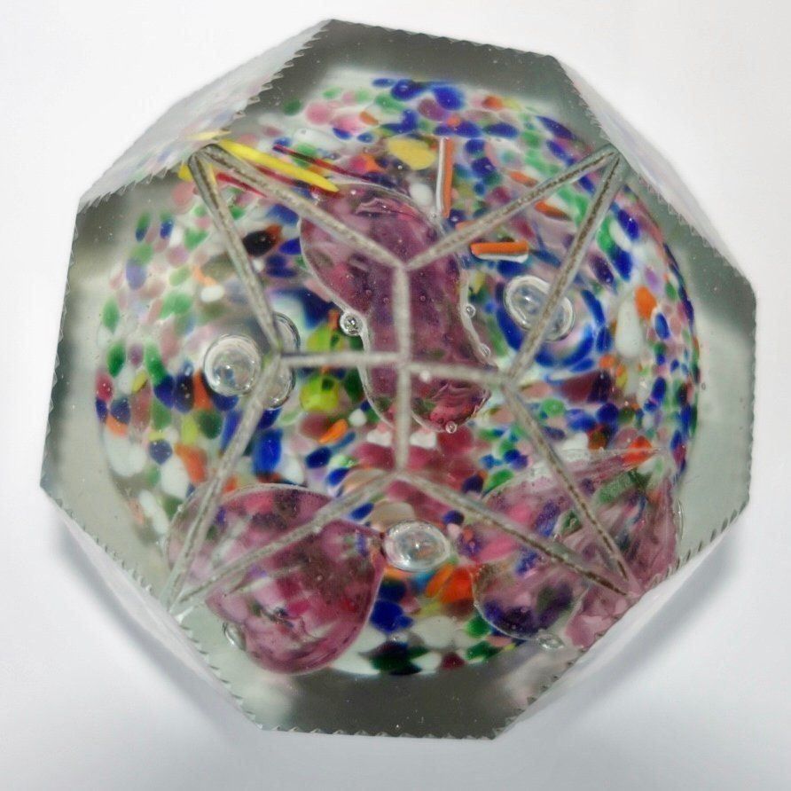 Bicchieri: Alter Glas Paperweight - 3 Ebenen facettiert - – Usato da Adliswil venduto da MeDuMe 1