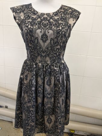 Traum Brokat kleid Gr M