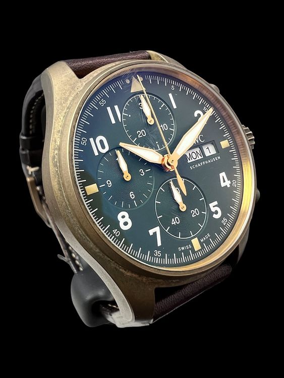 IWC Spitfire Chrono Automatik Bronze Day-Date 41mm *U646 (D
