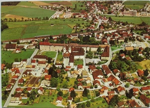 Cartoline postali: MURI AG Flugaufnahme – Usato da Jona venduto da philajona
