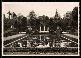 AK Bern, Rosengarten mit Teich und Springbrunnen