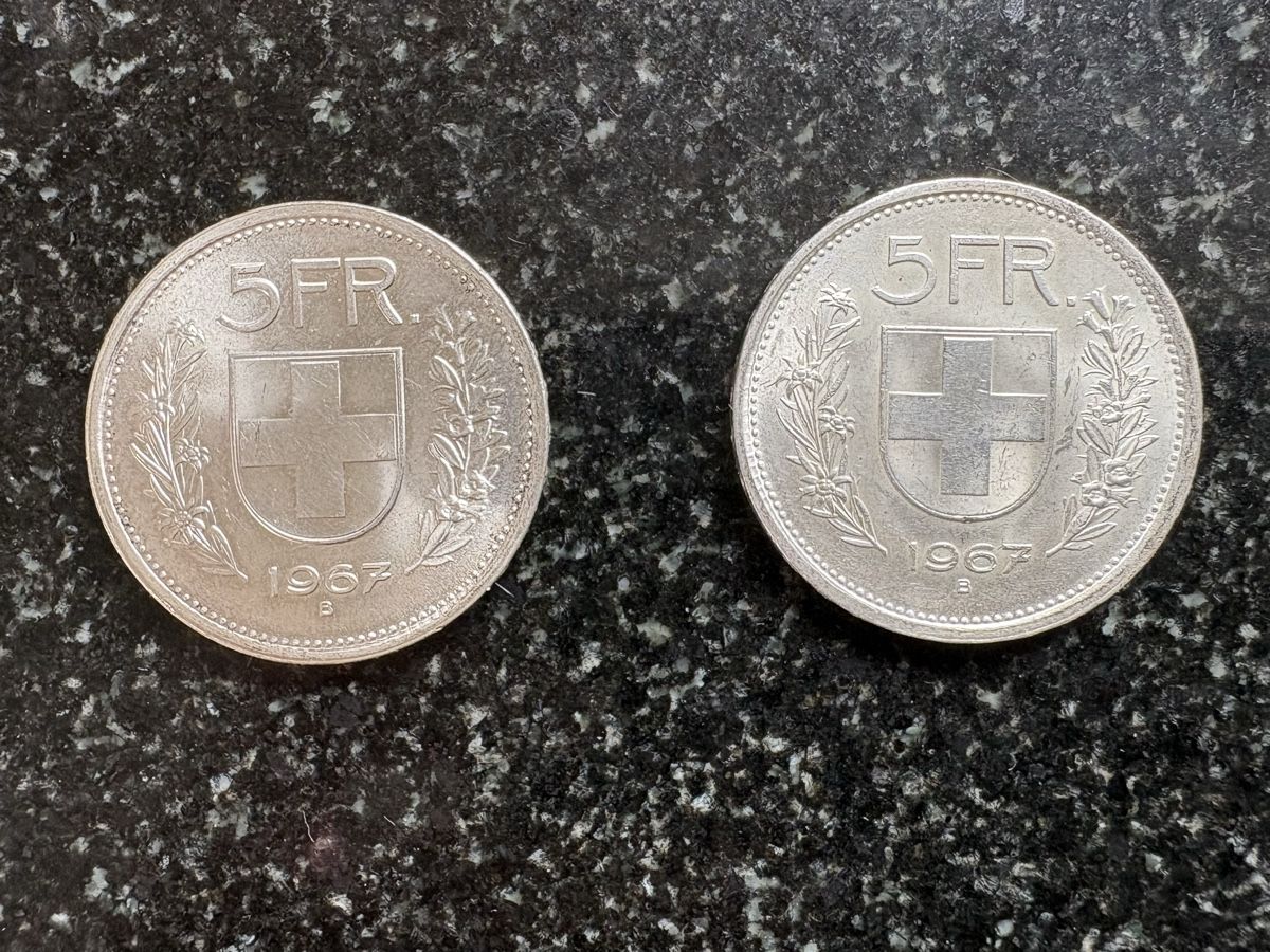 Tutti le monete: 5 Fr. Silber 1967 – Usato da Leuzigen venduto da Bonjo 1