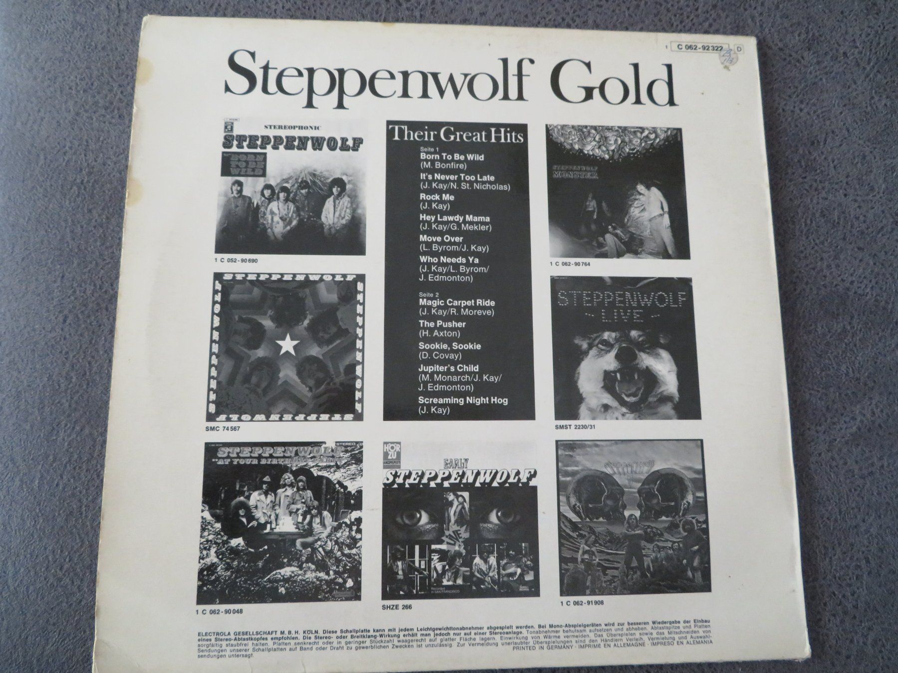 Dischi in vinile: STEPPENWOLF GOLD – Usato da Zürich venduto da max_cp5f 1