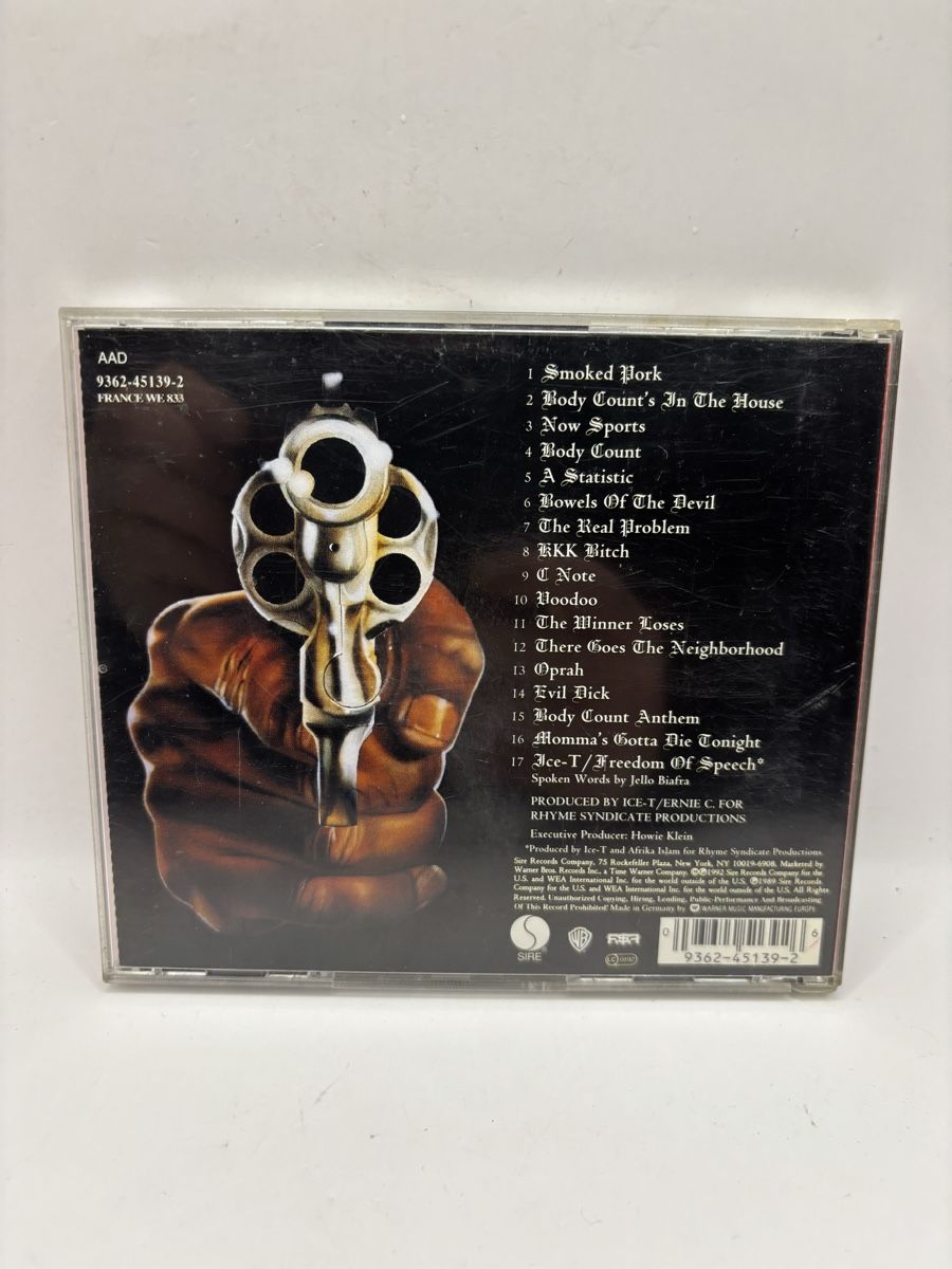 CD: CD Body Count Rap Heavy Metal Hardcore Rock – Usato da Genève venduto da sho_67qj 1