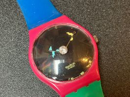 Swatch Vintage "Crystal Surprise" Armbanduhr