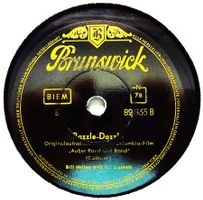 Bill Haley, Rock'n'Roll Schellackplatte