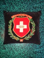Altes Kopfkissen Grenzbesetzung Mobilisation 1939 Militaria