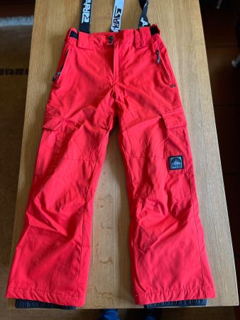 Rehall Skihose, Gr. 164, Rot/Orange für den Winter!