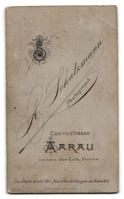 Fotografie & Manifesti: Fotografie A. Schatzmann, Aarau, Herr mi – Usato da Berlin venduto da bartko-reher 1