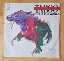 Vinyl 12" Taboo "This Is The World" (DE 1988) Vinyl mint!