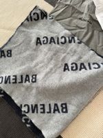 Balenciaga Schal Wolle Grau Schwarz Top Zustand wie neu!