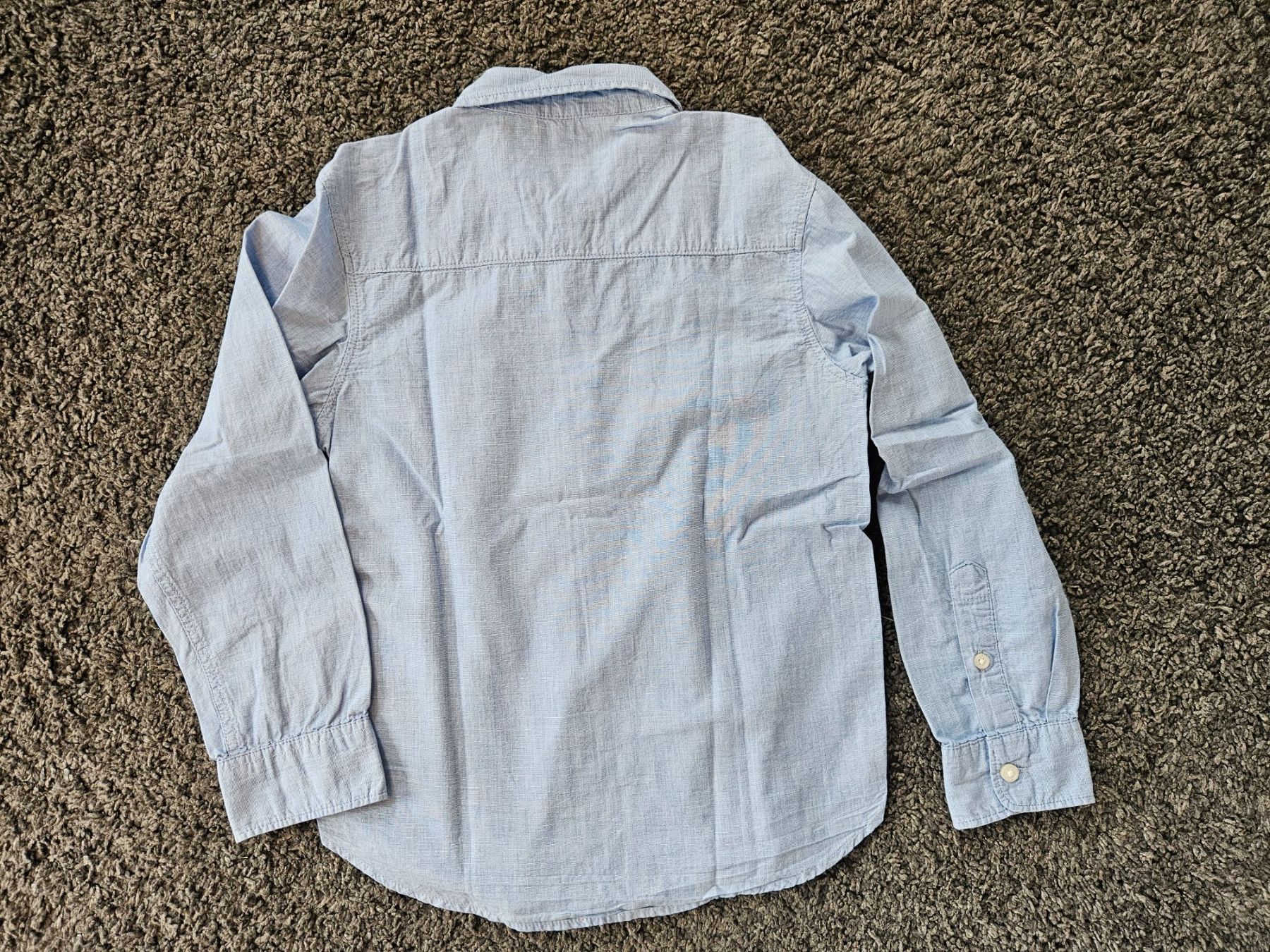 H&M Camicie, T-shirt & Polo: Hemd langarm hellblau Grösse 122 – Usato da Marthalen venduto da Himbeersugus 1