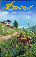 Emil Meerkämper, Davos, Switzerland, 1935, Original Poster