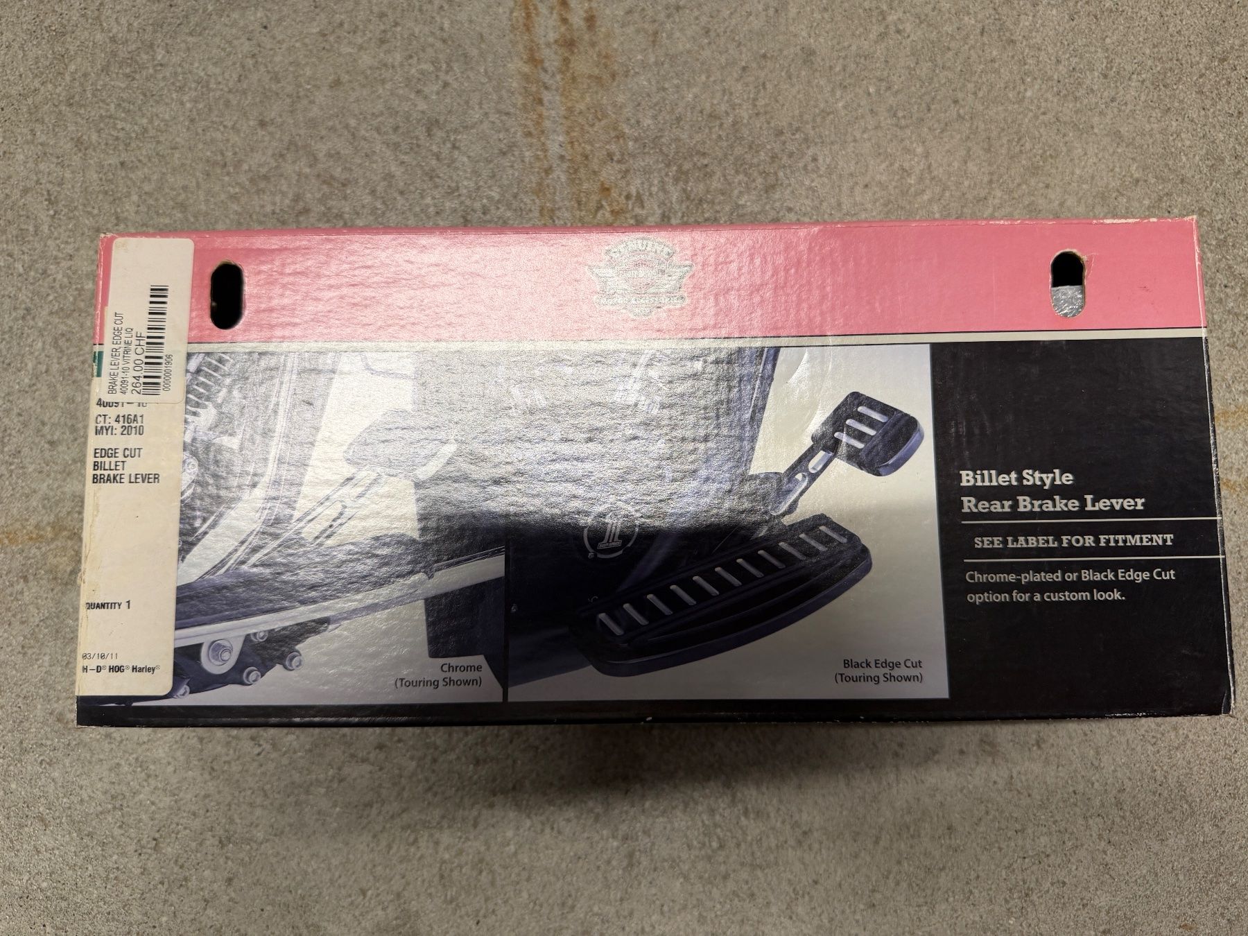 Harley-Davidson Tutti i ricambio per moto: 40091-10 Harley-Davidson Hinterradbremshebel – Nuovo e nell'imballaggio originale da Ostermundigen venduto da jas_9j7d 1