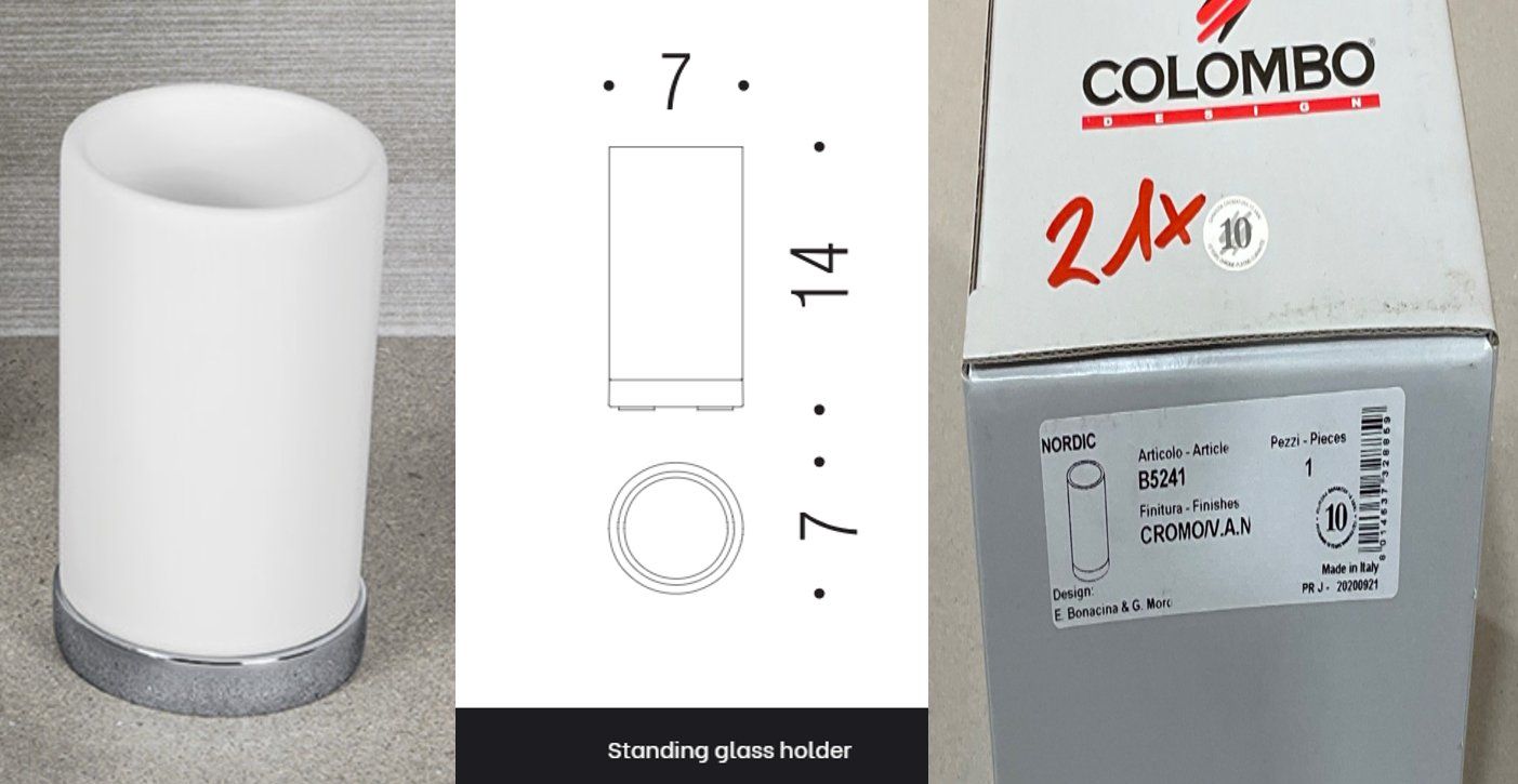 Portasapone: Posten (122Stk) Colombo Bad Accessoires – Nuovo (secondo la descrizione) da Derendingen venduto da Meisterstuecke 8