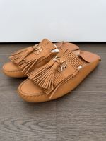 Tod's Mokassin für Damen in hellbraun aus echtem Leder