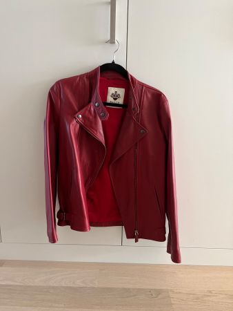 🚩 Rote Bally Lederjacke | Gr. 36 🚩