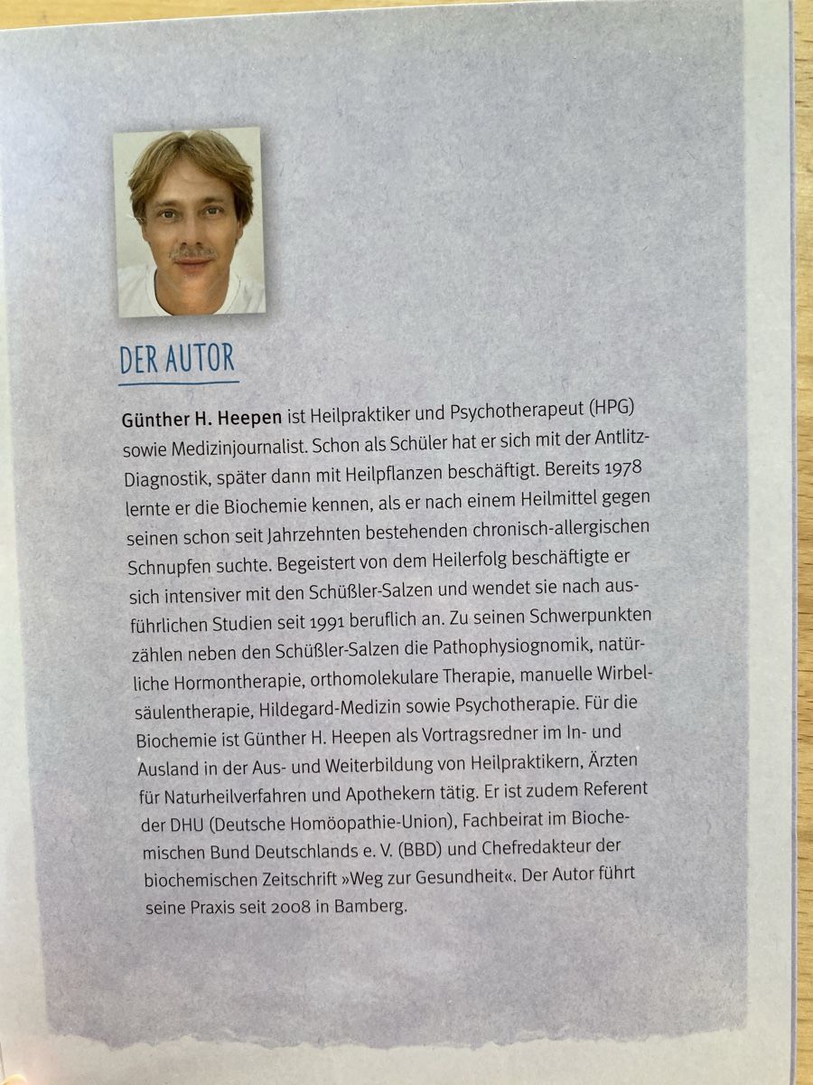 Libri: Schüssler-Salze Das Basisbuch - Günther H. Heepen – Usato da Schwarzenburg venduto da Michellu 4