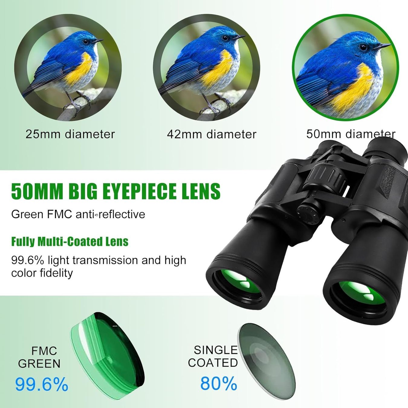 Binocoli: Fernglas 10x50 HD Teleskop Monokular – Nuovo e nell'imballaggio originale da Genève venduto da Top-Trend 2