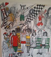 Original Gemälde, Acryl auf Leinwand, 2024
