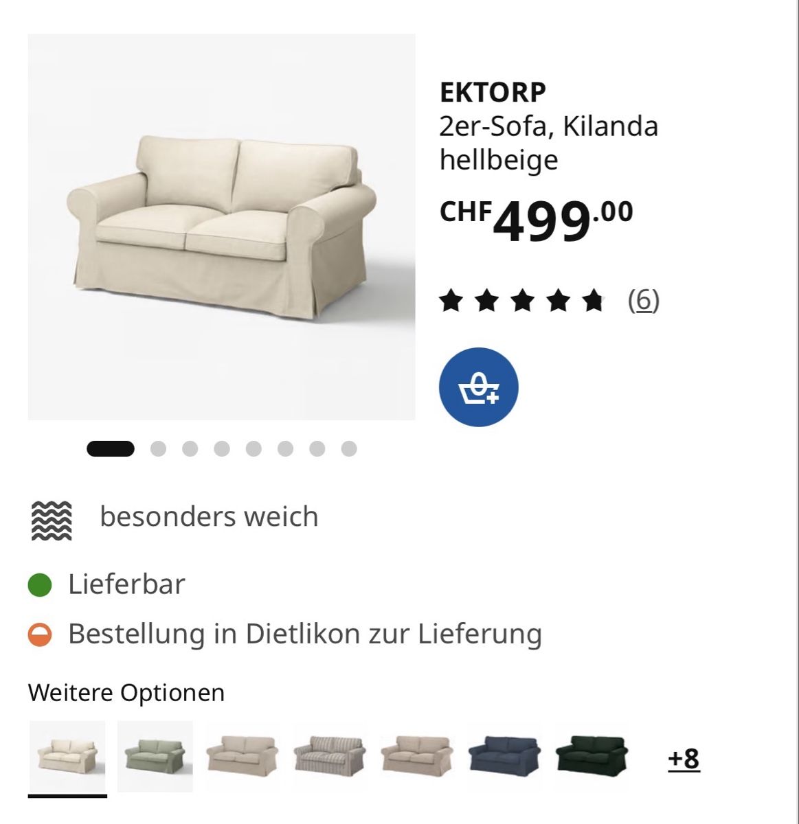 Sofas: IKEA Ektrop 2-er Sofa – Gebraucht aus Rüschlikon von christin500 3