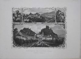 Sion Sitten Souvenir Stahlstich