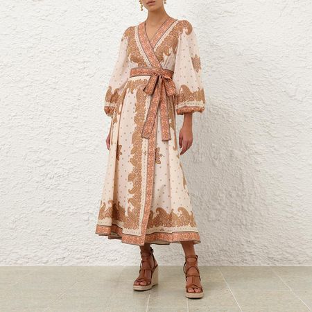 Zimmermann Elegant Midi Dress[Rrp $995] 