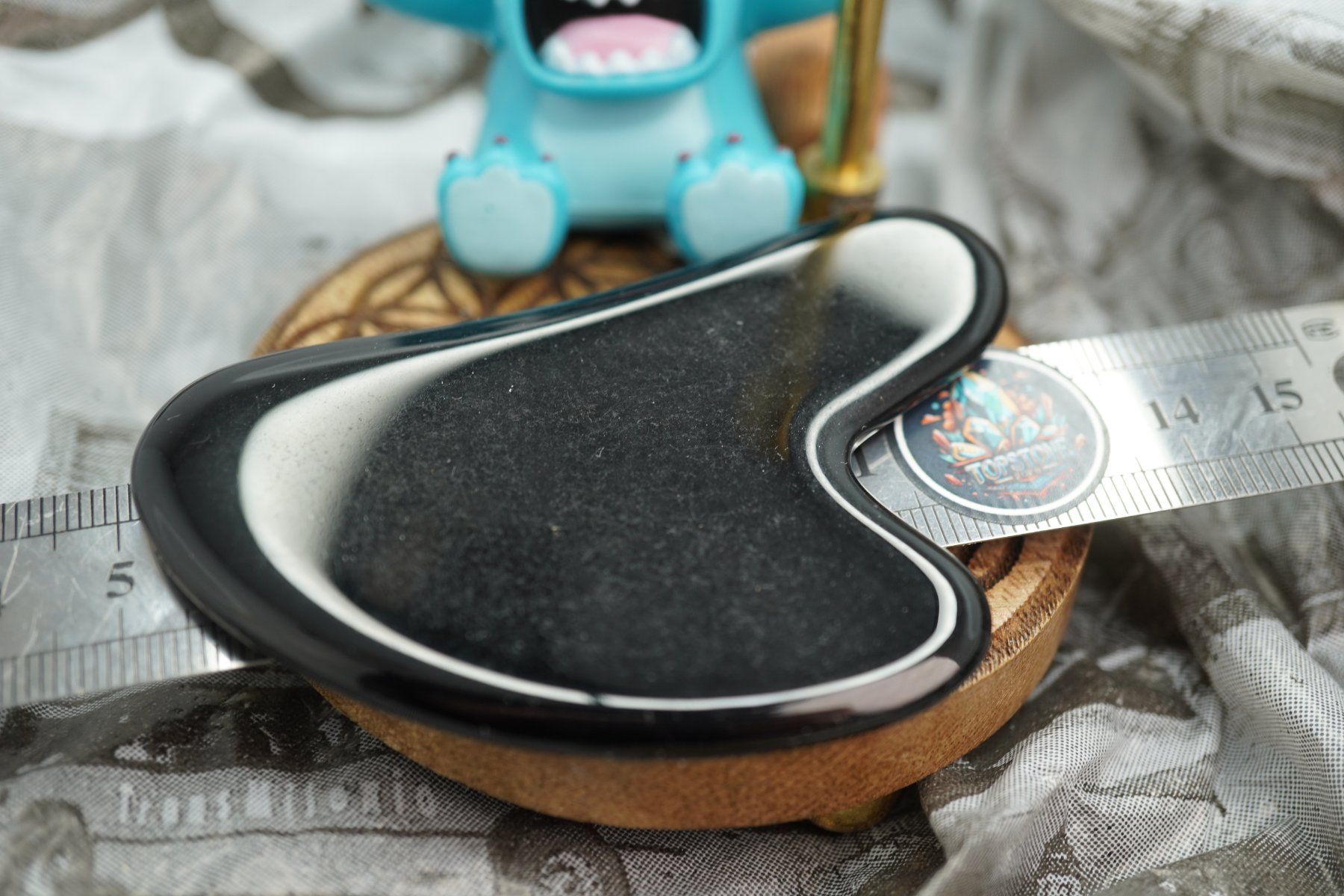 Minéraux & Lithothérapie: Gua Sha Massage-Stein Obsidian     ab 1.- – Neuf avec emballage d'origine à Eschenbach SG par topstone 4