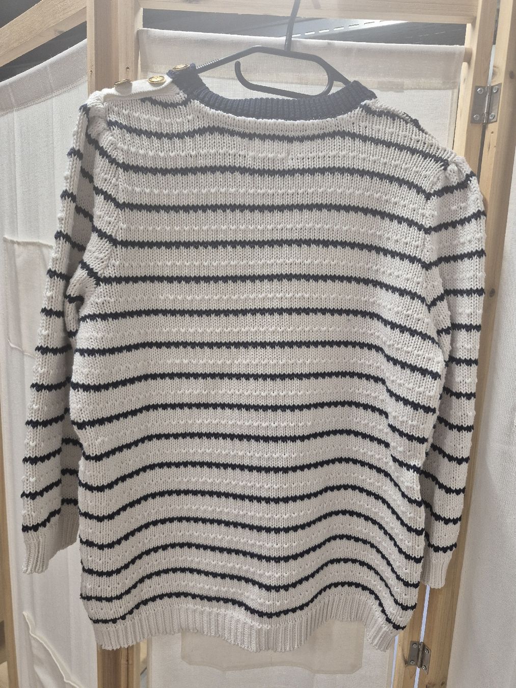 Maison 123 Pullover & Sweatshirts: Pull Marinière Maison 123 blanc/bleu bien pour M – Gebraucht aus St-Pierre-Clages von _RV 3